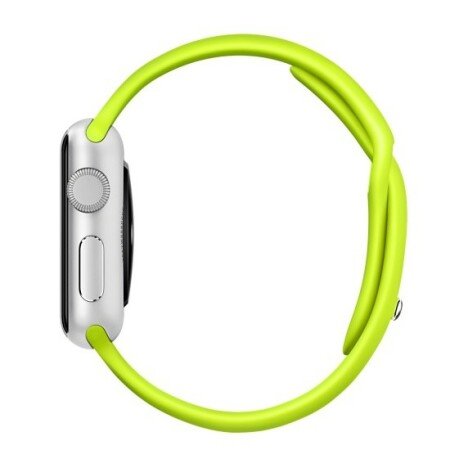 Curea iUni compatibila cu Apple Watch 1/2/3/4/5/6/7, 42mm, Silicon, Green