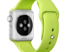 Curea iUni compatibila cu Apple Watch 1/2/3/4/5/6/7, 38mm, Silicon, Green