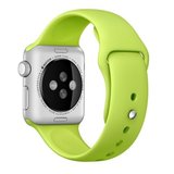 Curea iUni compatibila cu Apple Watch 1/2/3/4/5/6/7, 42mm, Silicon, Green